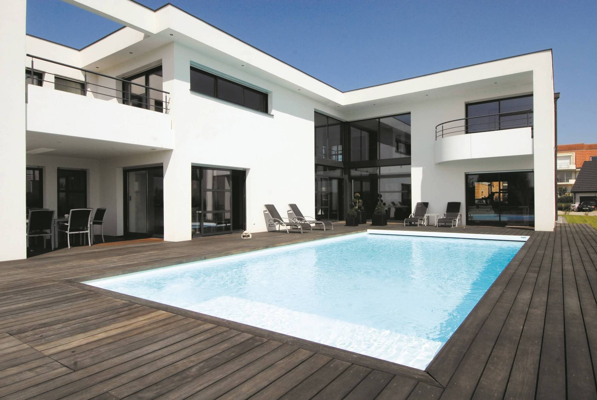 matériau maison contemporaine