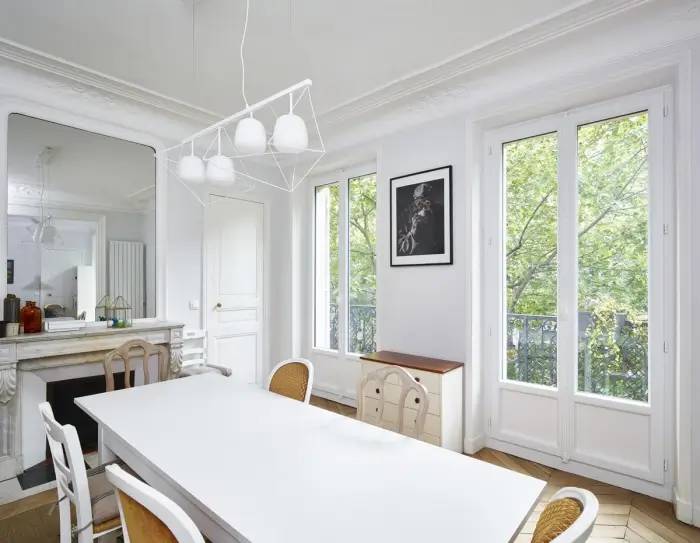 Fenetre PVC salle à manger lumineuse