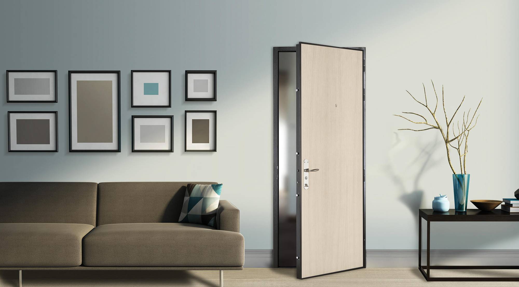 Porte d'entrée blindée